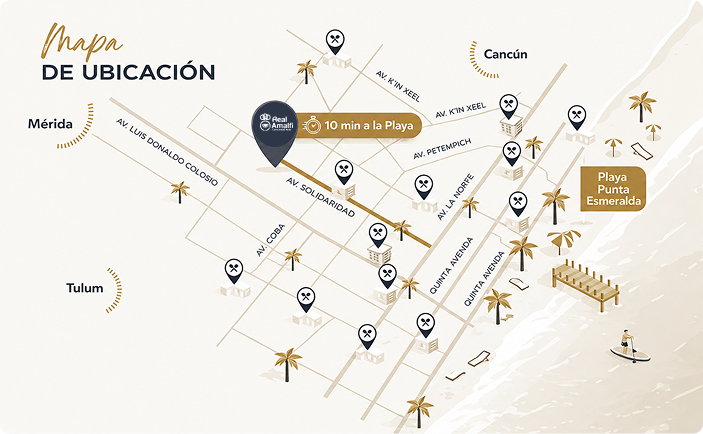 mapa de ubicación amalfi